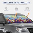 thumbnail image 4 of Naloa Spring Flower Seasonal 2 Piece Foldable Car Sun Shades, Car Windshield Sunshade, Front Window Sunshade for Car, Truck, SUV - Medium, 4 of 7