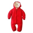 thumbnail image 6 of Amazing Snazzy Hooded Full Knitted Boys and Girls Romper, 6 of 7