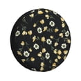 thumbnail image 1 of Fotbe Daisy Funda de Llanta de Repuesto con Estampado, Engrosada, Ajuste Universal para Jeep, Remolque, RV, SUV, Camión-15 inch, 1 of 6