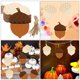 thumbnail image 4 of 10 adornos de madera en blanco para manualidades, recortes de madera sin terminar para Acción de Gracias, otoño, virutas de madera sin terminar, colgantes de madera con grafiti., 4 of 7