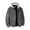 Gray, variant on NordicNest Mens Big and Tall Denim Jackets Button Down Long Sleeve Hooded Jean Coats Casual Lightweight Fall Travel Outwear Jackets with Pockets,2XL,Army Green