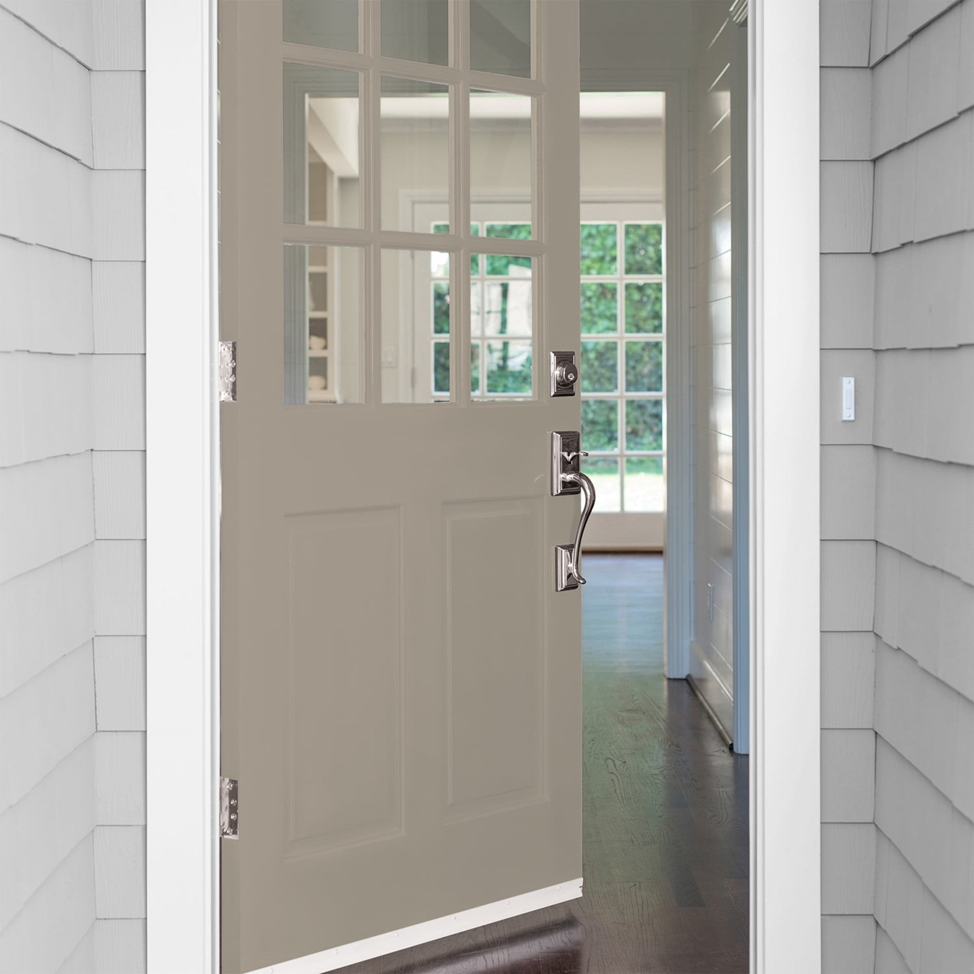 Glidden High Endurance Plus Gray By Me Semi Gloss Exterior Paint and Primer, 1 Quart