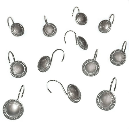 Better Homes & Gardens Metal Shower Hooks, 12 Piece