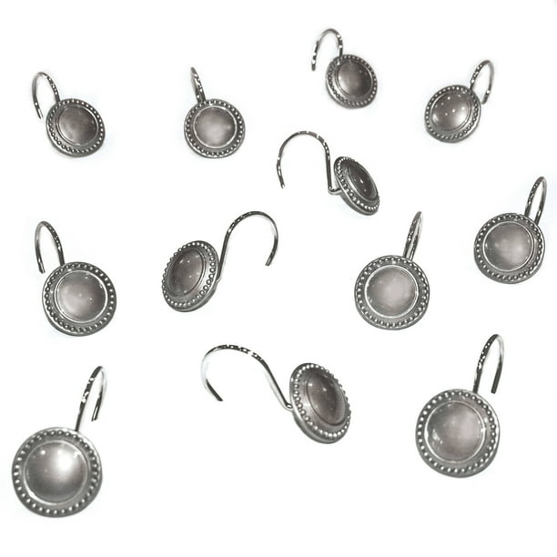 Better Homes & Gardens Metal Shower Hooks, 12 Piece - Walmart.com