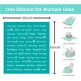 thumbnail image 2 of Healing Blanket Get Well Soon Gifts Teal Compassion Blankets Sympathy Prayer Warm Hugs Courage Sunshine Throw Blankets Soft Cozy Blanket, 2 of 6