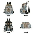 thumbnail image 2 of ALAZA Bohemian Floral Medallion Womens Travel Laptop Backpack Large Daypack Ladies Shoulder Bags M, 2 of 7