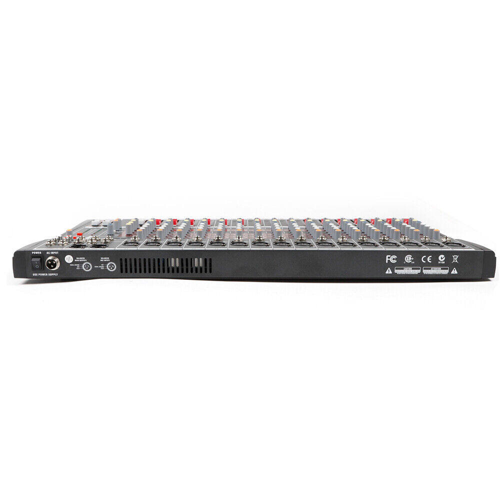 DENEST 16 Channels Mixing Console Bluetooth Audio Mixer Sound Board Console USB Mixing Console, for Stage Live Studio USB Port