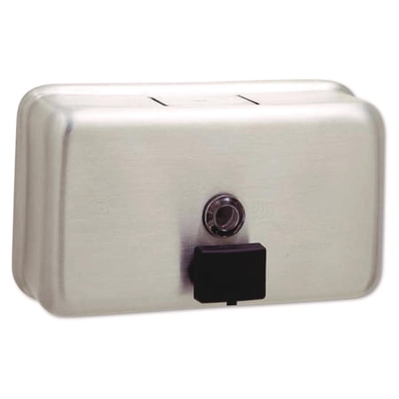 Bobrick Stainless Steel 40 oz, Wall Mount Mounted Soap Dispenser