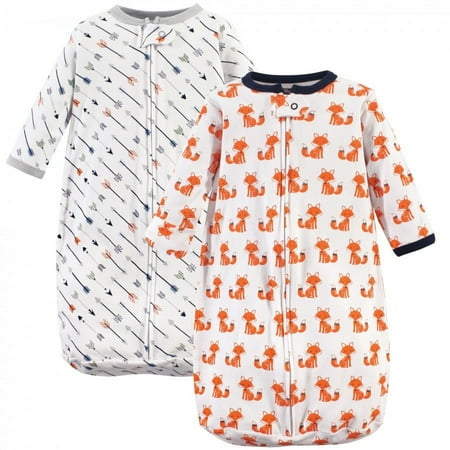 UPC: 0660168591835 | Hudson Baby Infant Boy Cotton Long-Sleeve Wearable Sleeping Bag Sack Blanket Foxes 3-9 Months