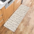thumbnail image 5 of Kitchen Rugs and Mats,Bird on Branch Green Leaves 2 Piece Anti Fatigue Area Runner Rug Set Comfort Standing Floor Mat,Vintage Linen Non Slip Absorbent Doormats for Laundry/Bathroom/Bedroom, 5 of 6