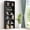 6 Tier Black, variant on CONCETTA 5 Shelf Bookcase, 53 Inch Tall Floor Standing Open Bookshelf for Home Office and Living Room, Black