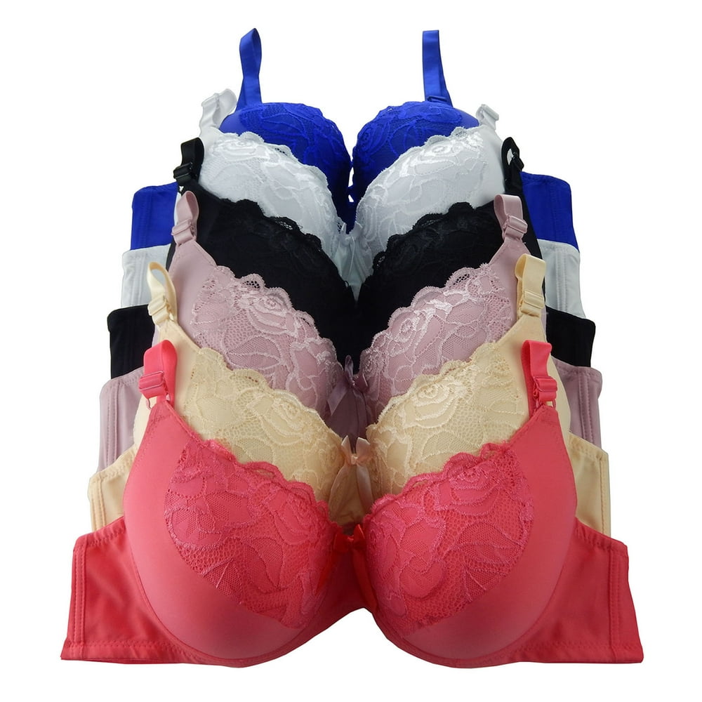 Emily Johnson Women Bras 6 Pack of Bra D cup DD cup DDD cup Size 34D