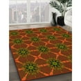 thumbnail image 3 of Ahgly Company Machine Washable Indoor Rectangle Transitional Crimson Red Area Rugs, 7' x 10', 3 of 7