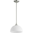 thumbnail image 2 of 6069-65-Quorum Lighting-Barkley - 1 Light Pendant in Quorum Home Collection style - 11 inches wide by 8 inches high-Satin Nickel Finish-Satin Opal, 2 of 3