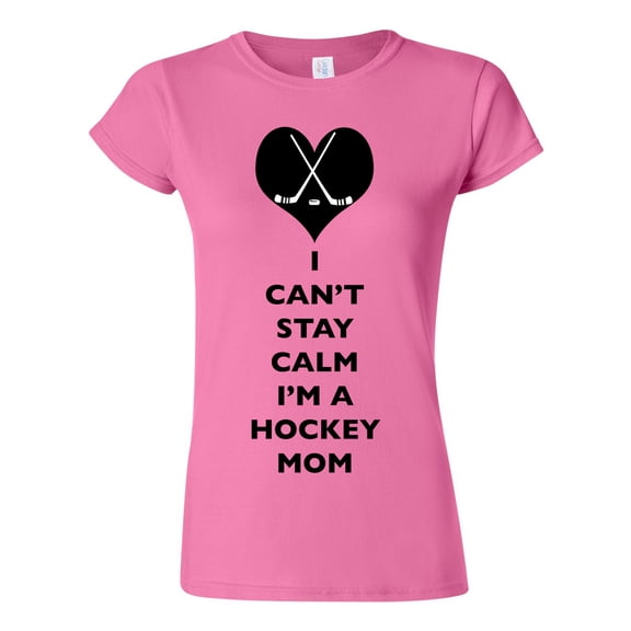 Junior I Can't Stay Calm I'm A Hockey Mom Player Team Sports Funny DT T-Shirt Tee