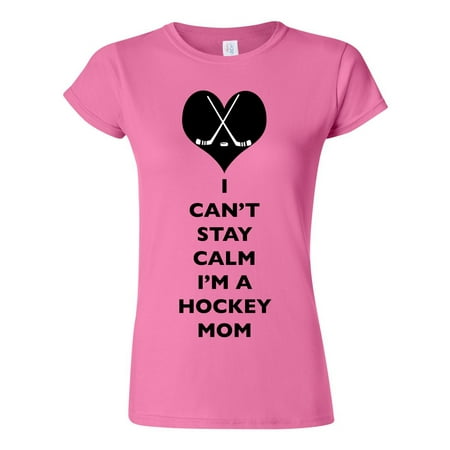 Junior I Can't Stay Calm I'm A Hockey Mom Player Team Sports Funny DT T-Shirt (Best Junior Hockey Players)