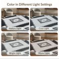 thumbnail image 7 of ODIKA 4'x6' Washable Area Rug Stain Resistant, Low Pile, Easy Care Striped Buffalo Plaid Geometric Checkerboard Diamond Mirrored for Dorm Room, Small Living, 7 of 7