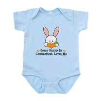 CafePress - Some Bunny In Connecticut Infant Bodysuit - Baby Light Bodysuit, Size Newborn - 24 Months