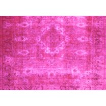 Ahgly Company Indoor Rectangle Persian Pink Traditional Area Rugs, 5' x 7'