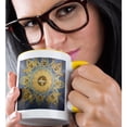thumbnail image 2 of 3drose, Bulgaria, Assumption of Virgin Mary, Fresco - Eu05 Cmi0072 - Cindy Miller Hopkins, 15oz Two-tone Yellow Mug, 2 of 6