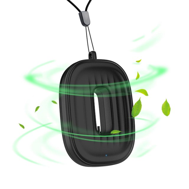 Purificador de aire personal para y adultos, generador de , ambientador portátil, recargable a través de USB, sonido de 20db Negro Colco purificador de aire de collar usable