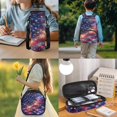 thumbnail image 3 of Jeiento American Flag Kids Backpack for School 17 Inch 4 Piece Back Pack for Boys with Lunch Box Pencil Case Water Bottle Holder Daypack Travel Backpacks for Kids Student Bag, 3 of 7