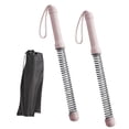 thumbnail image 4 of Colaxi 2 Pieces Ropeless Battle Ropes Battle Exercise Training Rope for Workout Gym Pink, 4 of 8