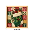 thumbnail image 3 of Kinusaiga Fabric Art Kit, DIY 3D Christmas Fabric Poke Art Kit for Adults, Premium No-Sew Mosaic Wall Art & Craft Kits with Frame & Tools, Relaxing Handmade Art Project Gifts for Beginner, 3 of 6