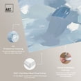 thumbnail image 4 of Art Remedy Faded Blue Abstract Canvas, 30" x 30", Gallery Wrapped, Where Clouds Gather III, 4 of 7
