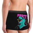 thumbnail image 5 of Disketp Rex Dinosaur With Sunglasses Men'S Boxer Briefs,Soft And Breathable Cotton Underwear With Comfortflex Waistband, 5 of 9