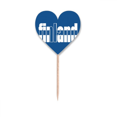 thumbnail image 1 of Finlandia, país, nombre de la bandera Etiqueta del corazón de la bandera del palillo de dientes, 1 of 3