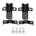 thumbnail image 1 of Black Stylish Metal Motorcycle Motorbike Frame Foot Pegs Rests Pedals, 1 of 5