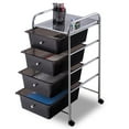 thumbnail image 5 of Costway 4 Drawers Metal Rolling Storage Cart Scrapbook Supply & Paper Home Office, 5 of 10