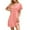 Pink, variant on WTXUE Short Sleeve, Women Summer Dress V Neck Loose Knit Pockets Beach Midi Casual Dress, Women'S Nightgowns & Sleepshirts, Nightgowns & Sleepshirts (Gray, S)
