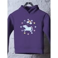 thumbnail image 3 of Unicorn With Clock Hours Hoodie Toddler -Image by Shutterstock,  4 Toddler, 3 of 4