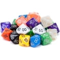 thumbnail image 2 of Wiz Dice Polyhedral RPG Dice from D4 to D20| Role Playing Game Dice| D&D Dice in Random Colors| D10(00) Polyhedral - 25 Pack, 2 of 5