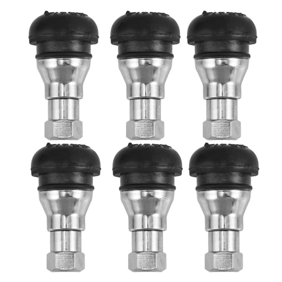 YSNOOWE 6-Pack Tubeless Tire Valve Stems Copper Replacement for Mechanics and Easy to Install