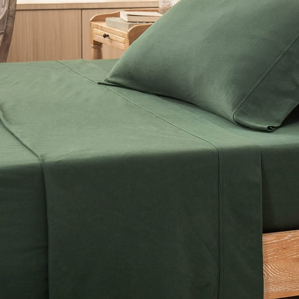 Pure Era 100 Jersey Cotton Queen Size Flat Sheet/Top Sheet Only Super