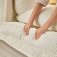 thumbnail image 6 of Sumdeal Adjustable Lazy Sofa Couch: 5-Position Modern Sofa Bed for Living Room, Bedroom, and Small Spaces,White, 6 of 9