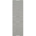 thumbnail image 2 of SAFAVIEH Montauk Raeyln Striped Cotton Runner Rug, Ivory/Grey, 2'3" x 11'7", 2 of 6