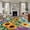 Multi, variant on 6'x9' Area Rugs, Yellow Sunflower Indoor Outdoor Area Rug for Living Room Bedroom, Wildflower Daisy Country Farm Pastoral Washable Bathroom Rugs Kitchen Floor Carpet Mats Home Decor Aesthetic