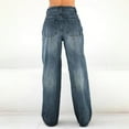 thumbnail image 4 of EMMIOL Women's Vintage Y2K Wide Leg Jeans 90s Baggy Boyfriend Style Denim Pants,Low Rise Loose Fit Jeans, 4 of 7