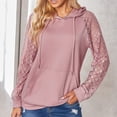 thumbnail image 3 of Ropa de Otoño, Sudaderas con Capucha Informales para Mujer, Sudaderas con cordón, Sudadera Suelta para Mujer, Resistente y Resistente, 3 of 6