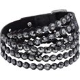 thumbnail image 1 of Pulsera Crystal Power con efecto cuero para mujer - Colección 3416707393906 Beige, 1 of 4