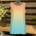 thumbnail image 5 of Clearance Staron Tank Top for Women Casual Soft Spring Summer Loose Fit Shirts Round Neck Gradient Flowy Sleeveless Tank Tops, 5 of 5
