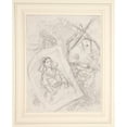 thumbnail image 2 of Celestin Nanteuil 15x18 Black Ornate Wood Framed Double Matted Museum Art Print Titled - Woman And&nbsp;Windmill, 2 of 5