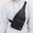 thumbnail image 6 of Tgbvmt Sling Bag For Men Women Oxford Cloth Shoulder Backpack Chest Bag With Earphone Hole Water-Resistant Adjustable Strap For Hiking Camping Outdoor Trip Daily Commute Travel Daypack Accessory, 6 of 6