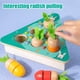 thumbnail image 3 of Muyoka Juguetes Montessori 3 en 1 para niños pequeños, tamaño en forma de zanahoria, juego de gusanos a juego, juguete sensorial de madera, habilidad motora fina, regalo para bebé Muyoka Hogar, 3 of 6