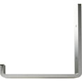 thumbnail image 4 of Ekena Millwork 2"W x 6"D x 5 1/2"H Steel Hanging Shelf Bracket, Stainless Steel, 4 of 10