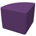thumbnail image 1 of SoftZone® Pie Ottoman Standard - Purple, 1 of 1